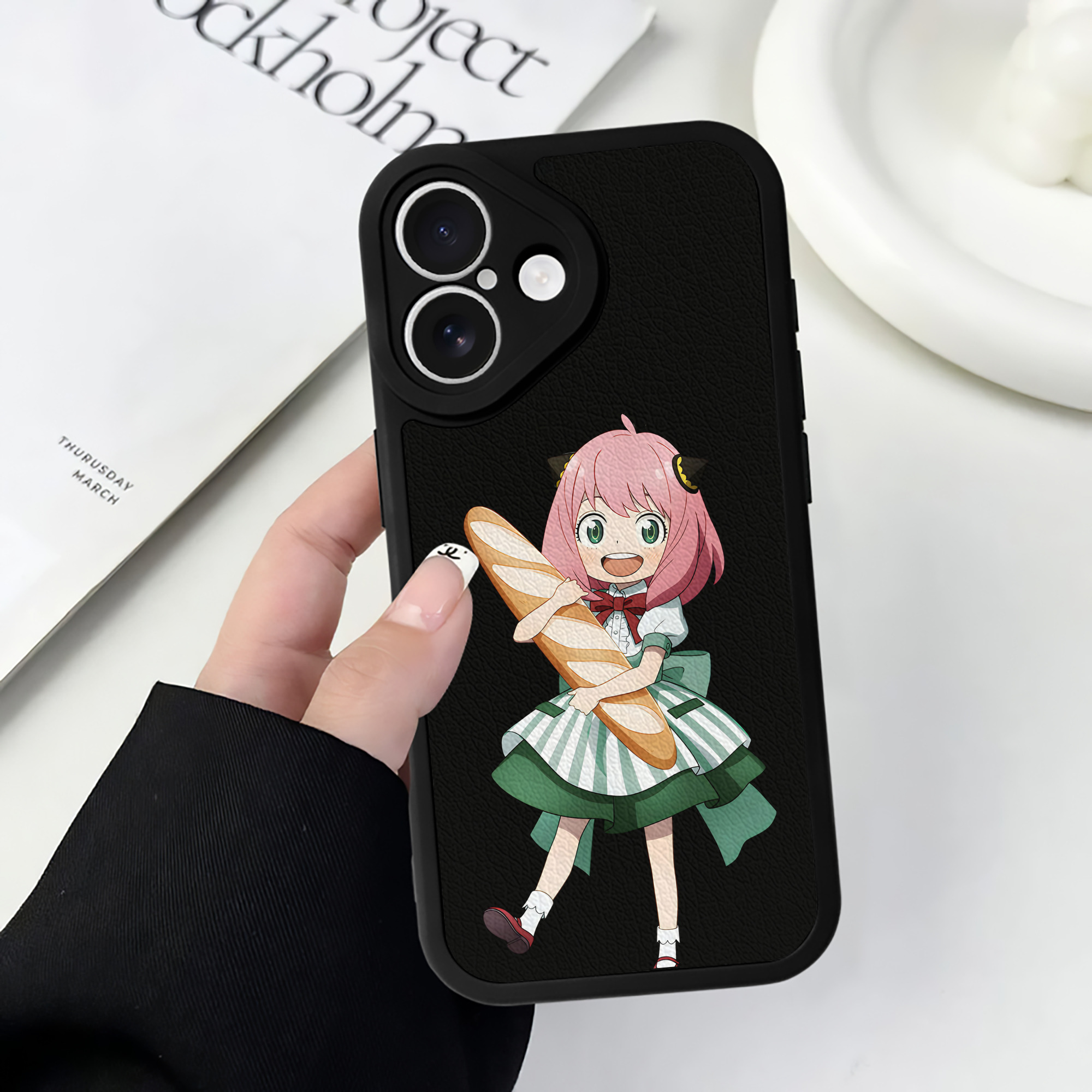 （画像用） SPY×FAMILY间谍家家酒 【iPhone 16シリーズ対応】シリコンスマホケース（レザー調） 材質：シリコン